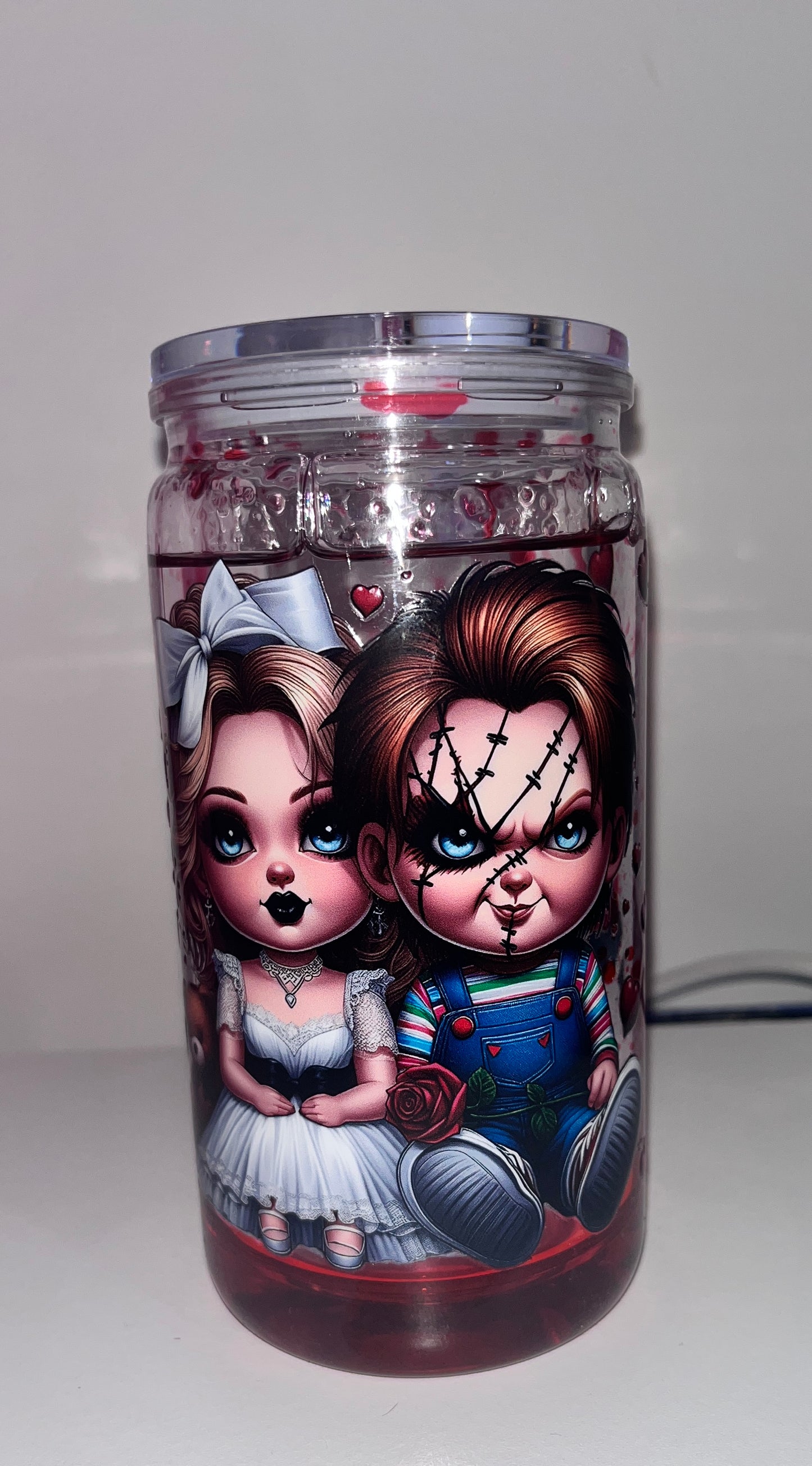 Red lava drip Chucky