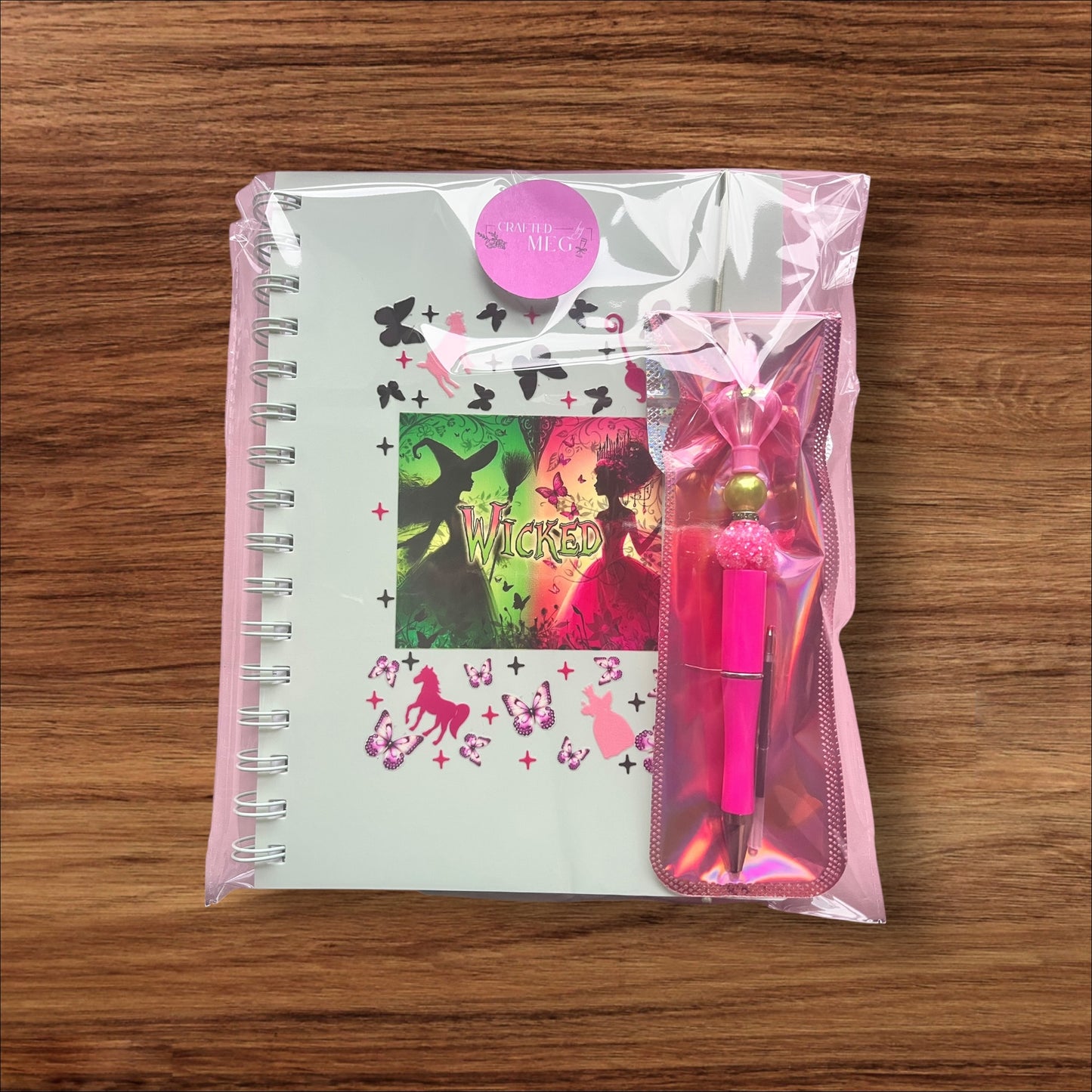 Matching notebook and pen set