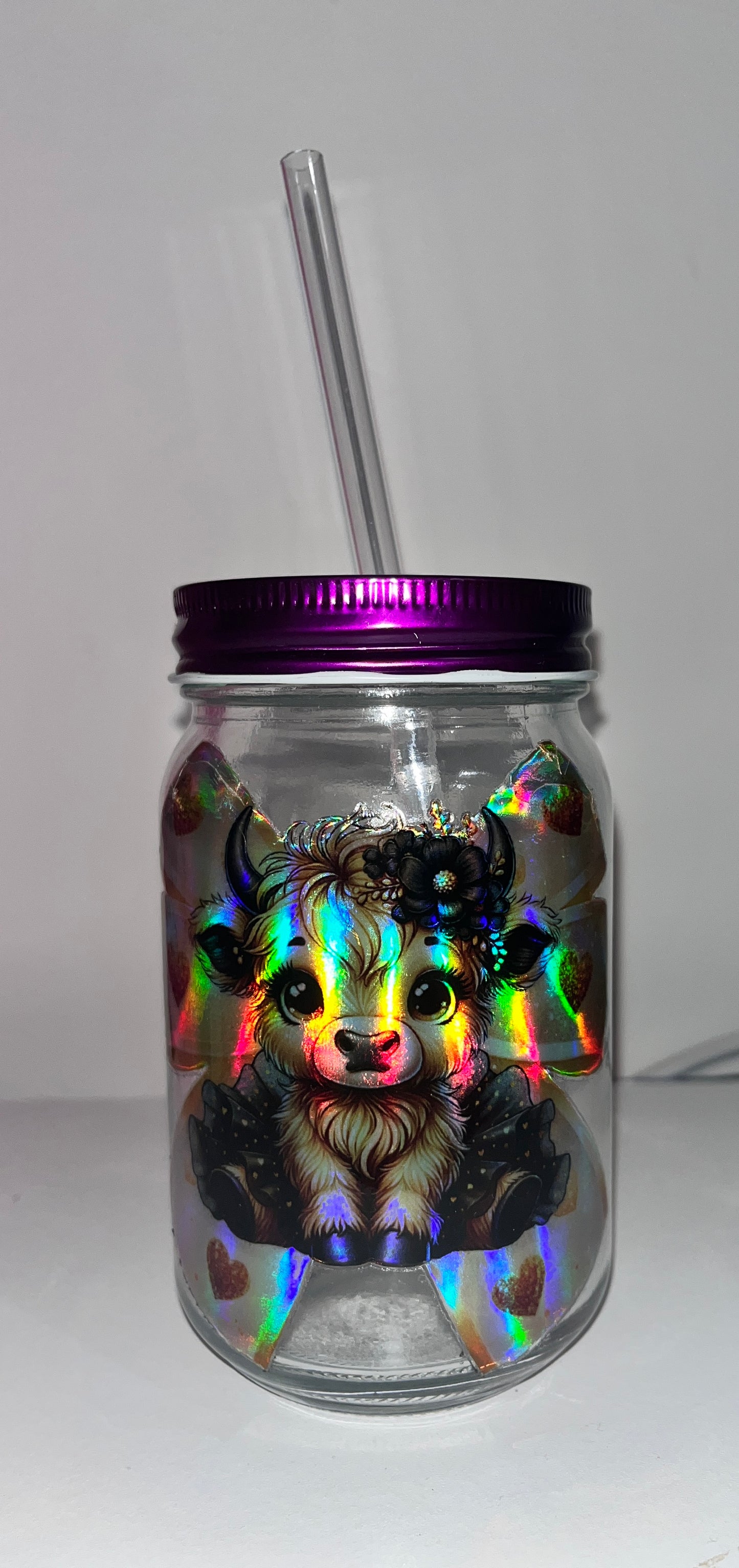 Holographic Highland cow