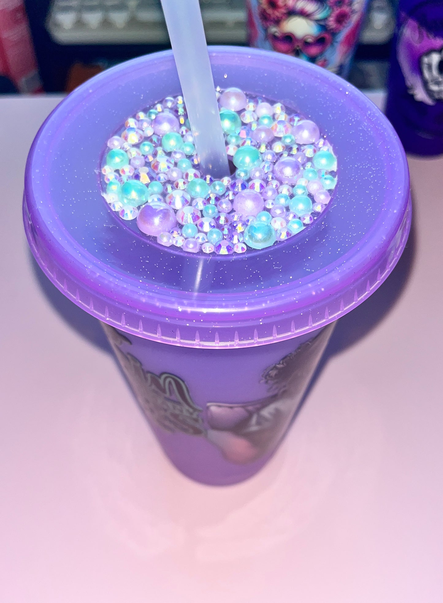 Upgrade To A Pearl & Rhinestone Lid