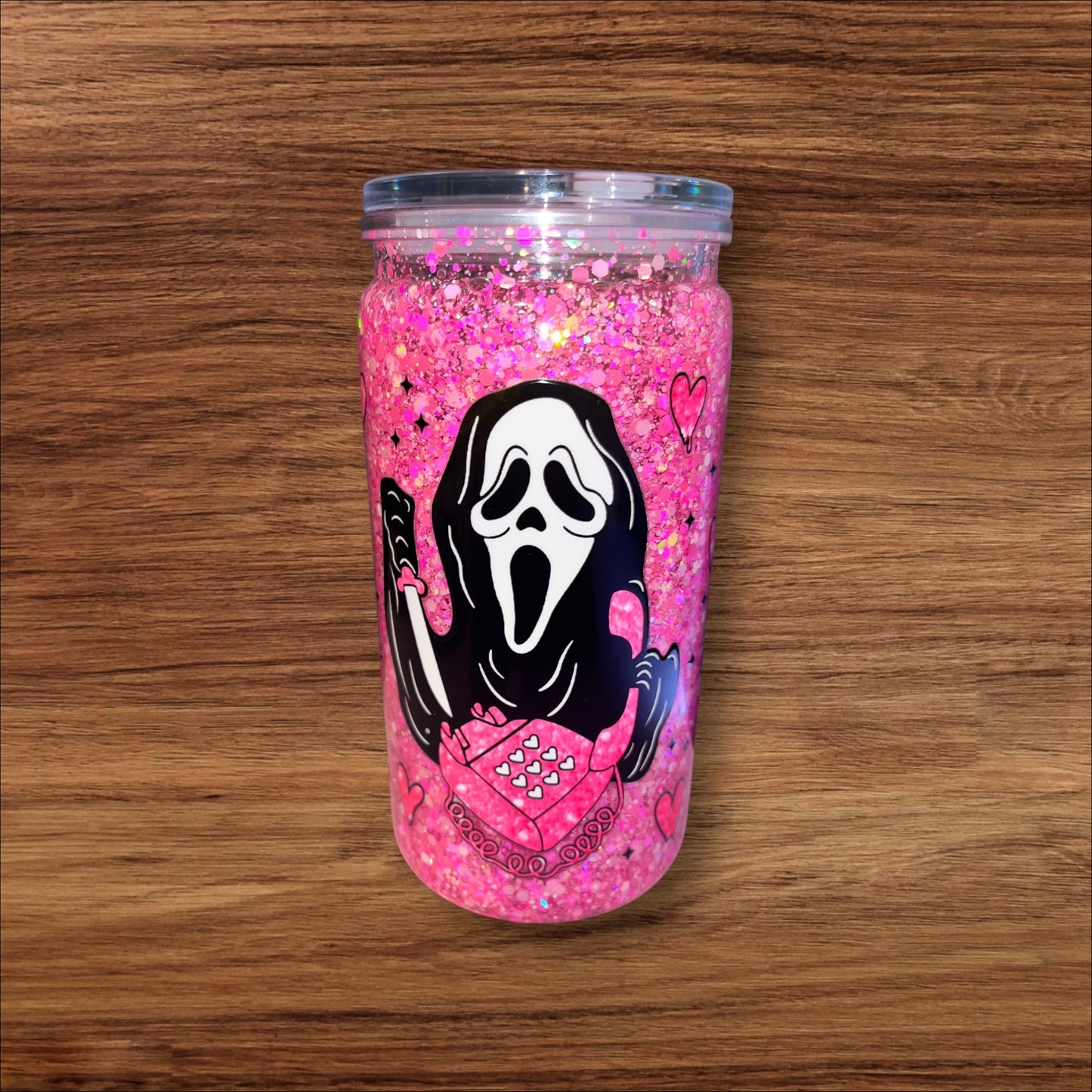 Ghost face snowglobe