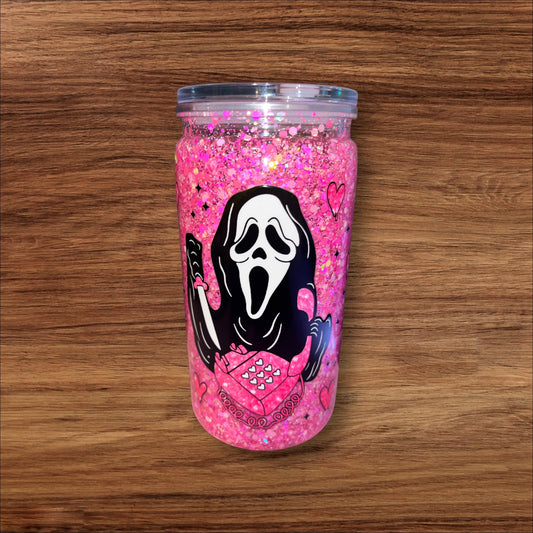 Ghost face snowglobe
