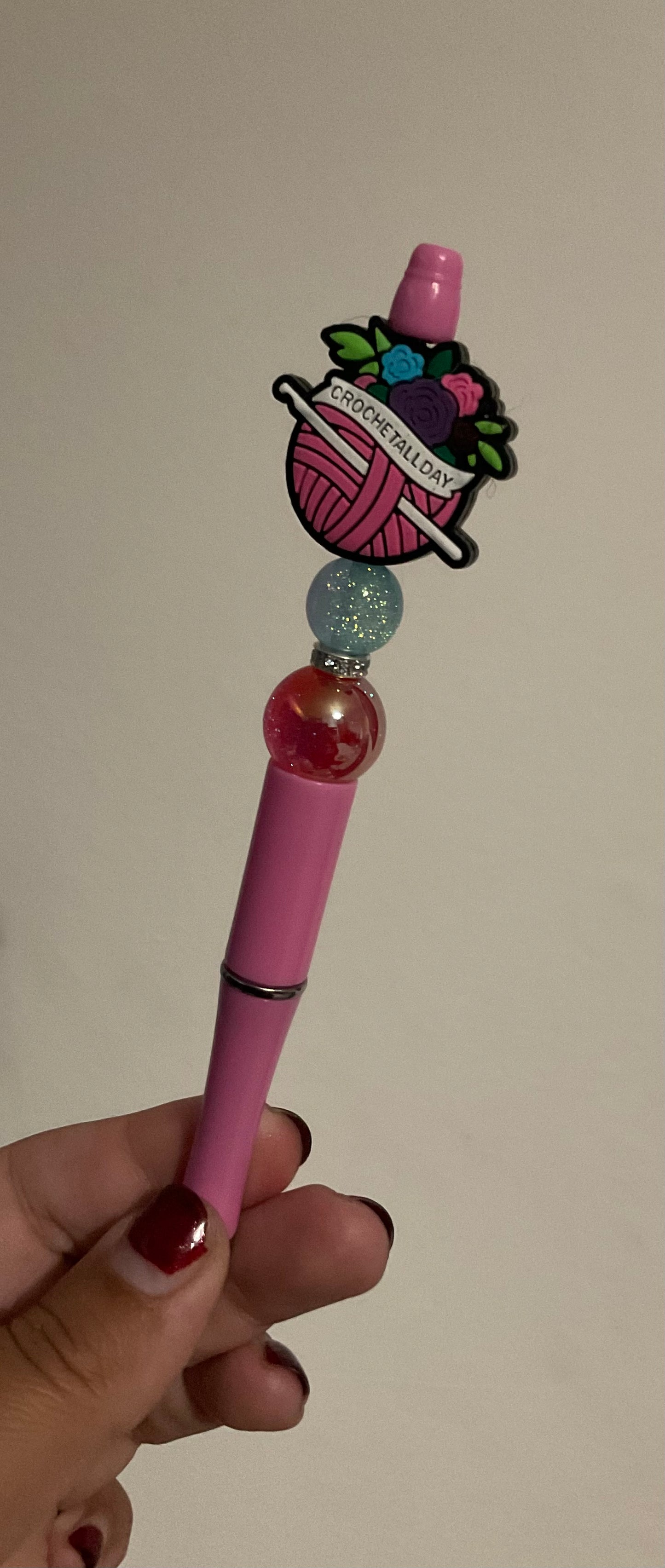 Beaded pen