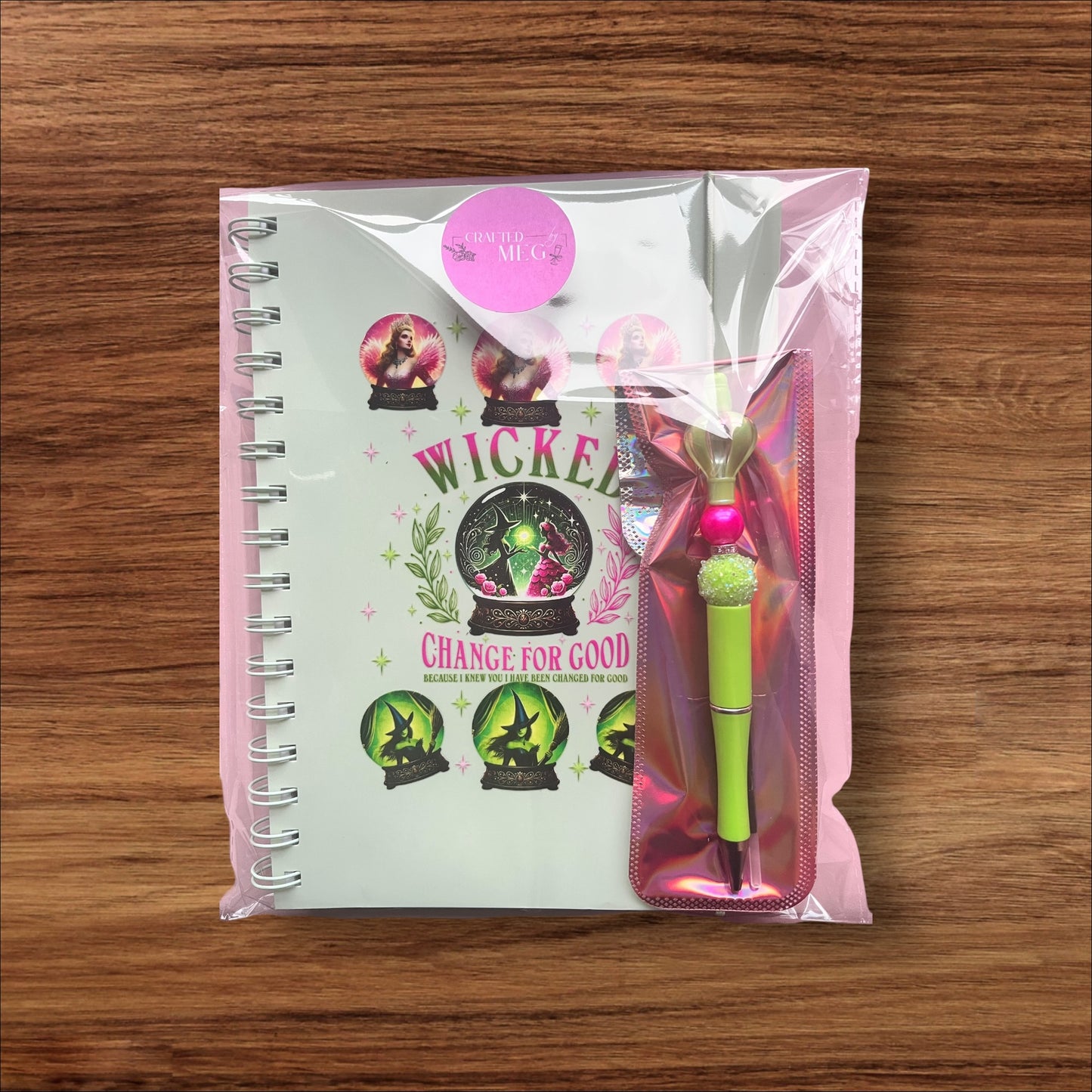 Matching notebook and pen set